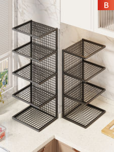 WUBUWEI | Multipurpose Corner Pot Rack Shelf for Kitchen
