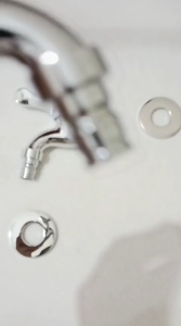 Kran Keran Air Engkol 1/2 Inch Besi Silver Stainless Anti Karat Keran Taman Mesin Cuci SUS304