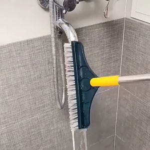 Sikat Toilet Sikat Gagang Kamar Mandi Alat Wiper Pembersih Lantai 2in1