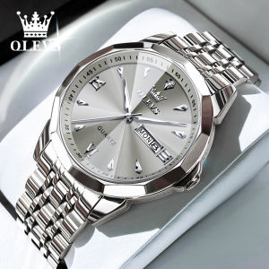OLEVS | Đồng Hồ Nam Tự Động Thạch Anh Chống Nước Thép Không Gỉ