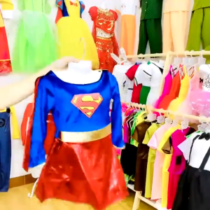 🍄 Váy Supergirl. Trang Phục Siêu Nhân Nữ Có Cánh Hóa Trang Siêu Anh Hùng Nhí Cho Bé Gái Giá Rẻ
