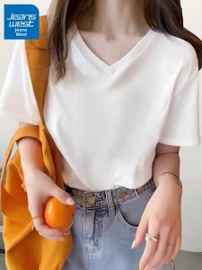 Jeanswest | Áo Thun Đa Năng Cổ V Bằng Cotton
