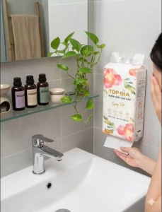 Giấy vệ sinh rút đáy Sương Mai Top Gia