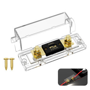 60A 80A 100A 150A 200A 250A 300A ANL Fuse Holder with ANL Fuse ANL Fuse Block 0/2/4 Gauge for Car Audio System