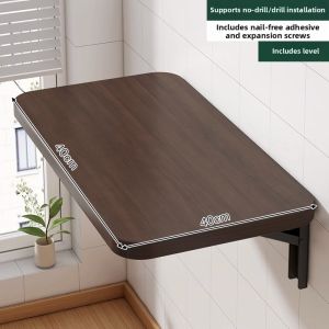 Wall Mounted Folding Desk Sturdy Load Bearing