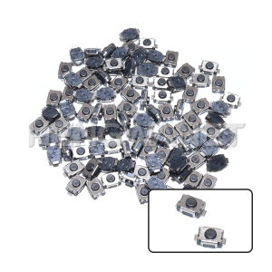 100 CÁI 3*4*2.0mm 2P Nút SMD Patch Tact Switch Công Tắc Vi Mô Nút Nhấn Dọc Cho Các Tiếp Điểm Điện Và Vật Liệu Tiếp Xúc