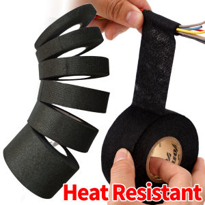 15 Meter Flame Retardant Tape Heat-resistant Adhesive Cloth Tape For Car Cable Harness Wiring Loom Protection