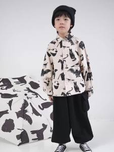 Animal Print Fashion Casual Shirt for Boys