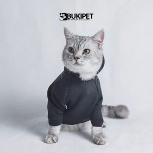 Baju Kucing Cewek Cowok Lucu Murah Gratis Ongkir - Bukipet Jumper Hoodie