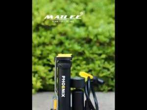 Bơm Đạp Chân Mini cho Xe máy/ xe đạp/ xe ô tô loại ống đôi áp suất 170 psi vỏ nhựa ABS cứng cáp lõi bơm nhôm KAVISOTA