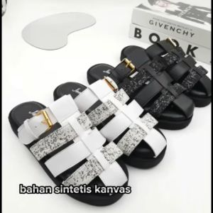 JANITRA OFFICIAL SHOP / Sandal Wanita Platform Brongsong Kanvas Sintetis Barysta - Model Korean Style - Nyaman dan Modis