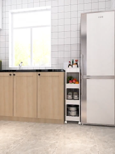 Metal Rolling Trolley Cart Organizer Shelf Kitchen Storage Rack With Wheels Bathroom Utility Cart Home Storage Stand
