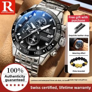 RUIZHIYUAN | Swiss High-end Black Tech Mens Watch