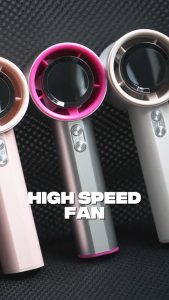 Dreepor Mini Fan Kipas Genggam Boleh Dicas Semula 4000mAh Rechargeable Handheld Fan LED Digital Display 100 Gear Wind Speed Portable Fan for Outdoor Sports