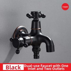 Single Cold Quick Open Dual Purpose Vintage Brass Faucet