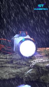 Senter Cas Kepala LED Headlamp Mini 3 Mode Waterproof Lampu Terang Reachargeable KT-8820