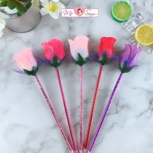 Bút bi hoa hồng dễ thương đáng yêu bút cute cho học sinh văn phòng Thế Vinh Store