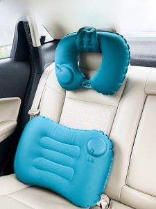 Đệm Hơi Cầm Tay Có Thể Nén Tự Động Cho Du Lịch Ngoài Trời Đệm Lưng Máy Bay Tàu Cao Tốc Đệm Hơi Chống Ẩm Cho Cắm Trại Và Leo Núi