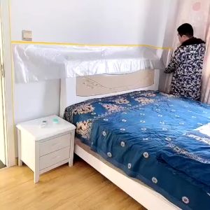 Disposable Plastic Cover Waterproof Dustproof Bed Furniture Cover Sofa Cover Dust Cover Plastik Sarung Perabot Katil Tilam Sofa
