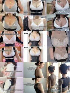 เสื้อชั้นในกีฬาแบบเกาะอกแบบสวมหลังสำหรับผู้หญิง ทรงกระบอกกลาง คัพกลาง ผ้าไนลอน สีสันสดใส ป้องกันการหย่อนคล้อย