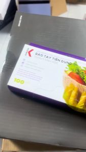 Bao tay tiện dụng LDPE/HDPE Kokusai chất liệu cao cấp an toàn sức khỏe đùng để chế biến thực phẩm.