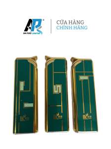 [ Bộ 25 Cái ] Hộp Quẹt Khò Tia Xanh T18 Xanh Đậm - Vỏ Nhôm - Có Nắp Đậy - Có Bơm Ga