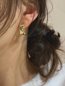 Srrmhyn Irregular Personality Womens Earrings Trendy Design Sensation Ear Jewelry Gift Creative Festival Supplies