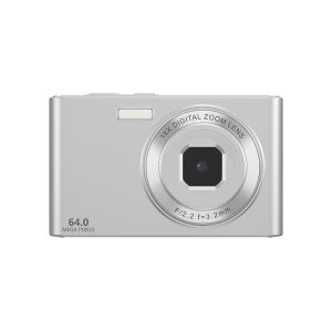 KOMERY | Máy Ảnh Kỹ Thuật Số 64MP Quay Video 4K Camera Kép Trước Sau Tự Động Lấy Nét Zoom 18X Máy Quay Vlog Nhỏ Gọn Với Tính Năng Ổn Định Điện Tử
