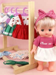 26cm Mellchan Dolls Clothing Accessories Xiaomeile Suit Clothing Girl Dress up Sand Toy Nai Doll Clothes
