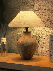 Abotu | Creative Retro New Chinese Style Ceramic Desk Lamp