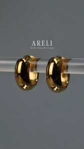 HB Jewelry ARELI Classic Small Clip Earrings for Women Non Tarnish Hypoallergenic Non Fading Elegant Minimalist Everyday Wear Fashion Jewelry Clip Earrings Stylish Accessory