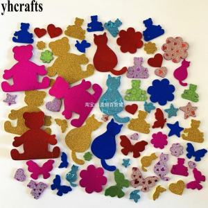 55 Miếng Dán Bọt Biển Trang Trí Nhà Giáng Sinh Múa Rừng Hóa Trang Đồ Chơi Giáo Dục Sớm DIY Mới Hình Dạng Động Vật Và Thực Vật