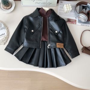 Spring Autumn Stylish Motorcycle Set for Girls