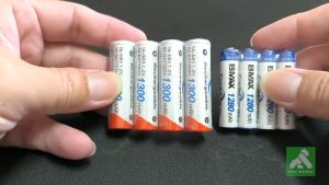 Universal AA / AAA BMAX Rechargeable Battery 1300mAH (4 PCS Pack)