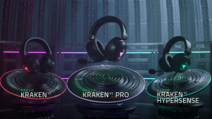 Razer Kraken V3 Wired Gaming Headset — 7.1 Surround Sound - FlowKnit Memory Foam - Retractable Mic