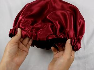 Hair Sleeping Cap Hat for Girls Wide Comfortable Bath Hair Care Silk Night Sleep Women Hair Cap Shower Caps Sleeping Hat Satin Satin Hair Cap for Sleeping Invisible Flat Imitation Silk Round Haircare Women Headwear Ceremony Adjusting Button Night Hat