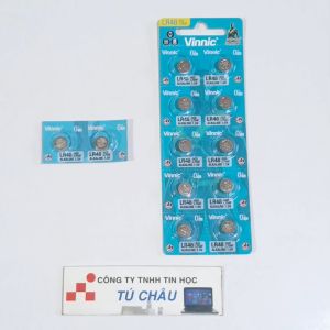 Pin AG5 LR754 LR48 193 GP93A 393 SR754W G5 - 1.5V / Pin 1.5V VINNIC ALKALINE (Chính hãng)