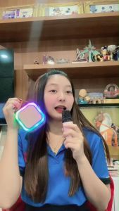 🔥พร้อมส่งในไทย🔥 ลำโพงบลูทูธ + ไมค์โครโฟน🎤 ใช้งานง่าย พกพาสะดวก พาไปได้ทุกที่ สายร้องเพลง สายปาร์ตี้ ห้ามพลาด‼️