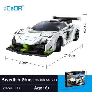CaDA | Educational Remote Control Childrens Building Block Car Model