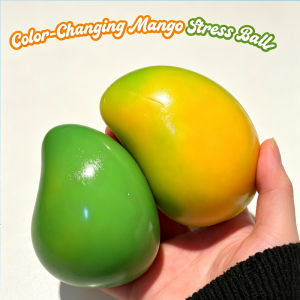 2026 New Mango Crunch Squishy Fidget Toy Temp Change Mango Handmade Ball Soft ASMR Sensory Squeeze Decompression for Adults Gift