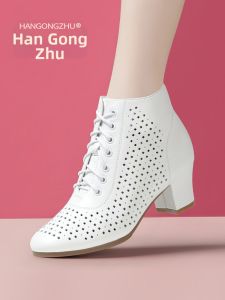 HANGONGZHU | Breathable Dance Shoes Medium Heel