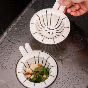 YESPERY Rabbit Drain Basket Cartoon Creative Kitchen Sink Filter Garbage Strainers Leftover Food Catcher Home Supply
