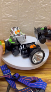 Đèn Đội Đầu Sạc Pin 50w PL 525/526/406/468 Đèn Pin Led Siêu Sáng Kín Nước Loại Tốt Nhựa ABS