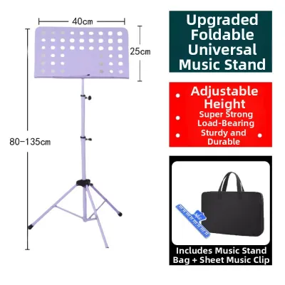 Lsx | Height Adjustable Lightweight Stable Durable Music Stand