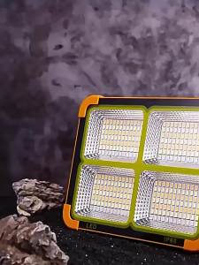 💡ซื้อ1แถม1💡ไฟโซล่าเซลล์ โซล่าเซลล์ ไฟสปอร์ตไลท์ ชาร์จมือถือได้ 80000W ใช้ได้ทุกสถานที่ที่ไป ไฟฉุกเฉิน มาตรฐานกันน้ำ IP66 ปรับแสงได้ 4 ระดับ ไฟเตือนสีแดงสีน้ำเงิน โคมไฟโซล่าเซลล์ ใช้งานนานถึง 72ชม โซล่าเซลล์โคมไฟ ไฟโซล่าเซล ไฟแคมป์ปิ้ง Solar Light