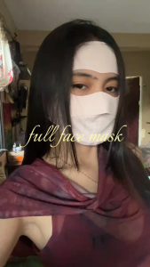 【PH Delivery】 SOLOEVER Outdoor Sun Protection Mask for Summer with Anti-UV Protection - 3D Structured Stylish and Versatile Womens Breathable Mask