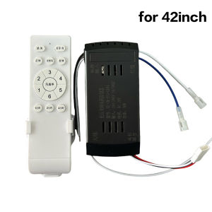 EELHOE | 1Set Remote Control With Receiver 6 Speed + Timing Low Voltage Frequency Conversion Ceiling Fan Remote Control Receiver