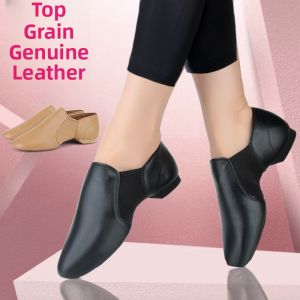 Genuine Leather Dance Shoes for Women Indoor Jazz Ballet Dancing Shoes Soft Bottom Professional Fitness Gymnastics Shoes