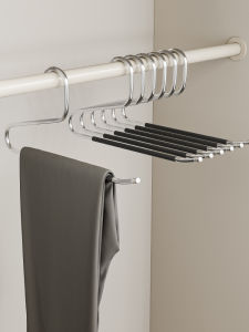 MINGZHI | Pants Hanger for Household Storage Non-slip Scratch-free