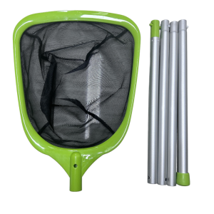 Aluminum Alloy Pole Pool Leaf Skimmer Net Durable Rake for Swimming Pool Debris & Leaf Cleaning